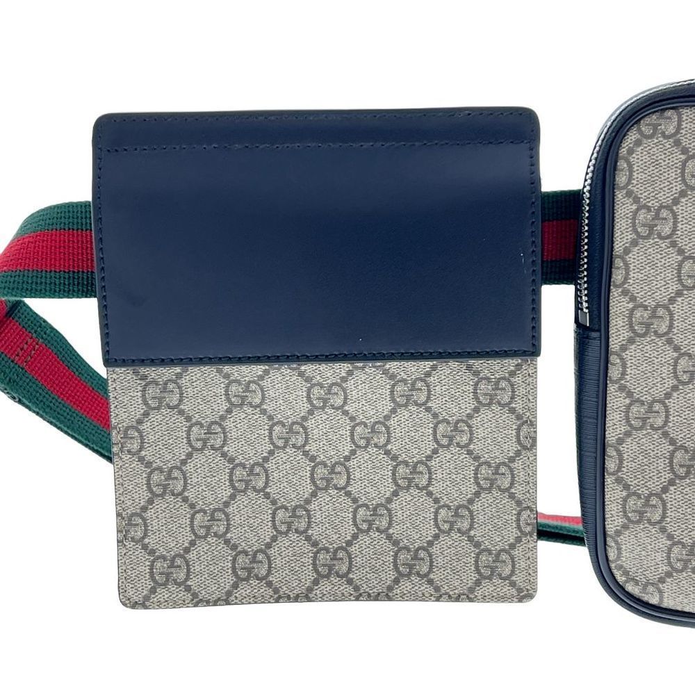 Gucci GG Supreme Double Web Belt Bag - Picture 5 of 13